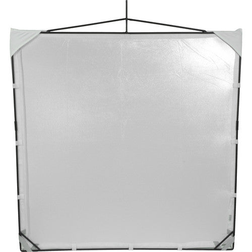 Tela RoadFlag, lamé plateado 48x48"