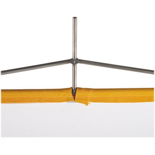 Tela de seda artificial blanca Solid Frame Scrim 48x48 1x1 mt