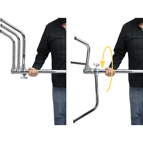 C-Stand with Quick Release Sliding Leg (Chrome)