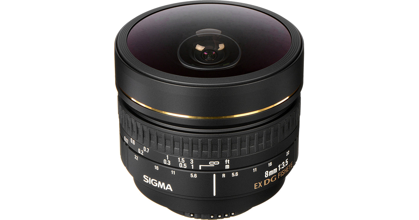 Lente Sigma 8mm f/3.5 EX DG Circular Fisheye Lens for Canon EF