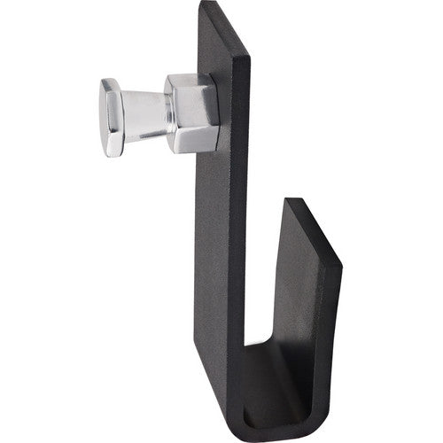 Square J Hook (Black, Pair)