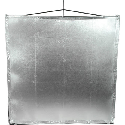 Tela RoadFlag, lamé plateado 48x48"