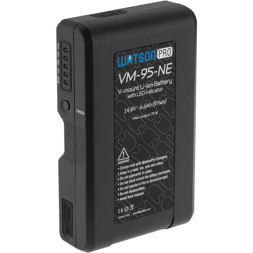 Watson Pro 14.8V 97Wh Li-Ion Battery with LED (V-Mount)