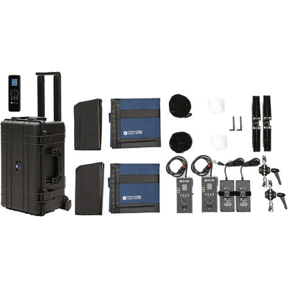 Intellytech LiteCloth LC-160RGBW 2 x 2' Foldable LED 2-Mat Kit (V-Mount)