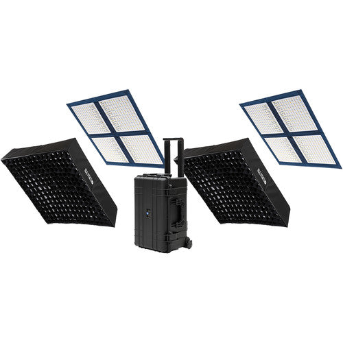 Intellytech LiteCloth LC-160RGBW 2 x 2' Foldable LED 2-Mat Kit (V-Mount)