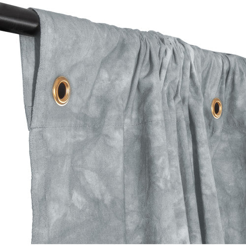 Tie-Dye Muslin Background (10 x 24', Slate Gray)