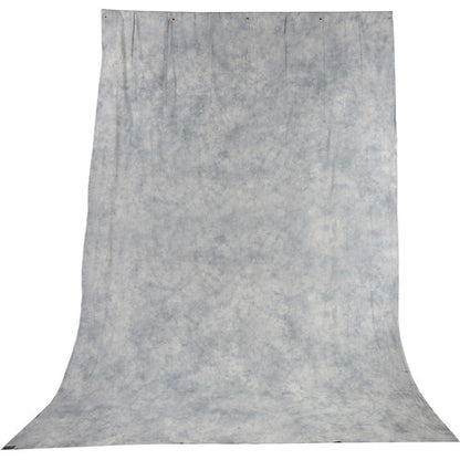 Tie-Dye Muslin Background (10 x 24', Slate Gray)