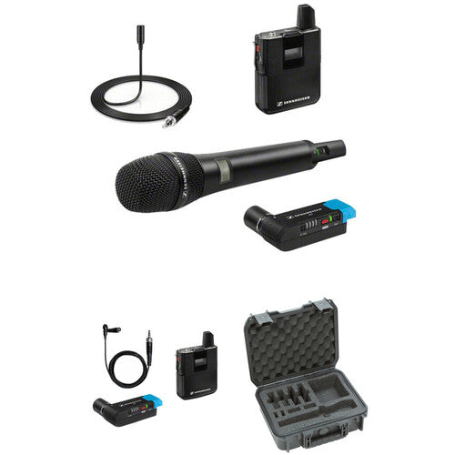 Sennheiser AVX 2-Person Digital Camera-Mount Wireless Combo Microphone System with Case Kit (1.9 GHz)