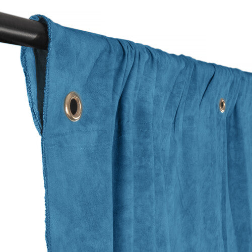 Reversible Muslin Background (Stone Blue/Nickel, 10 x 24')